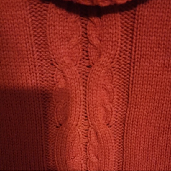 Ann Taylor Red Cowl Neck Sweater - Picture 2 of 5